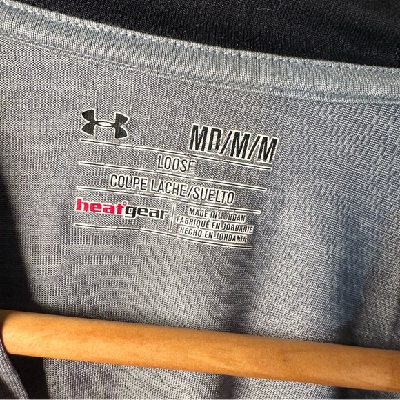 Under Armour Men’s Heat Gear Long Sleeve Hoodie Teeshirt Loose Fit size M - Picture 7 of 9
